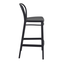 Victor High Bar Stool in Black