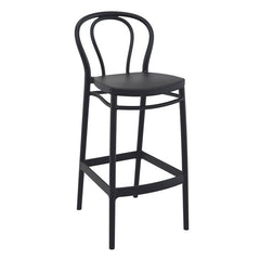 Victor High Bar Stool in Black