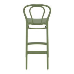 Victor High Bar Stool in Olive Green