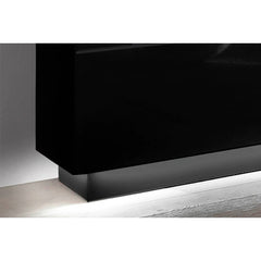 Nata 84 Display Sideboard Cabinet in Black High Gloss