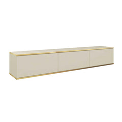 Oro Floating TV Cabinet in Beige - 175cm