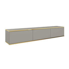 Oro Floating TV Cabinet in Grey - 175cm