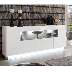 Sensis 84 Display Sideboard Cabinet in White High Gloss