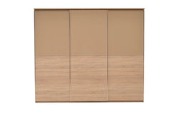 Cremona Wooden Wardrobe with 3 Sliding Doors - 270cm